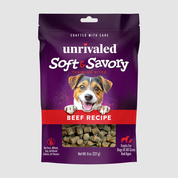 Unrivaled Soft & Savory Training Bites - Beef Recipe Dog Treats