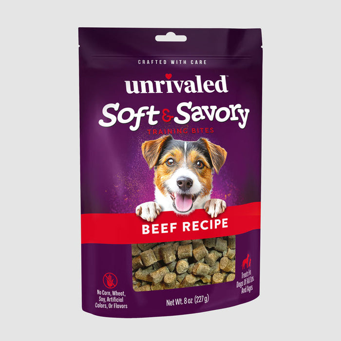Unrivaled Soft & Savory Training Bites - Beef Recipe Dog Treats