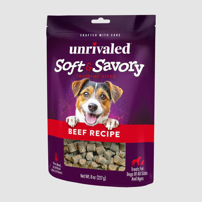 Unrivaled Soft & Savory Training Bites - Beef Recipe Dog Treats