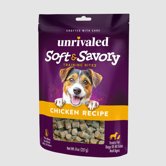 Unrivaled Soft & Savory Training Bites - Chicken Recipe Dog Treats