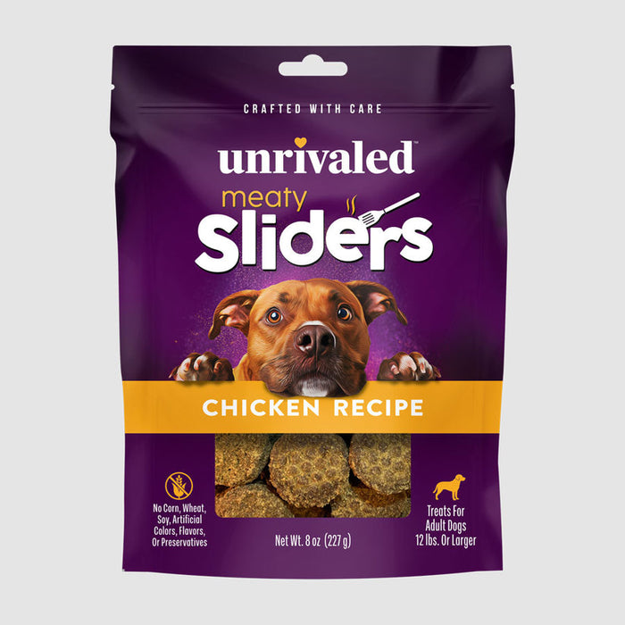 Unrivaled Meaty Sliders - Chicken Recipe Dog Treats