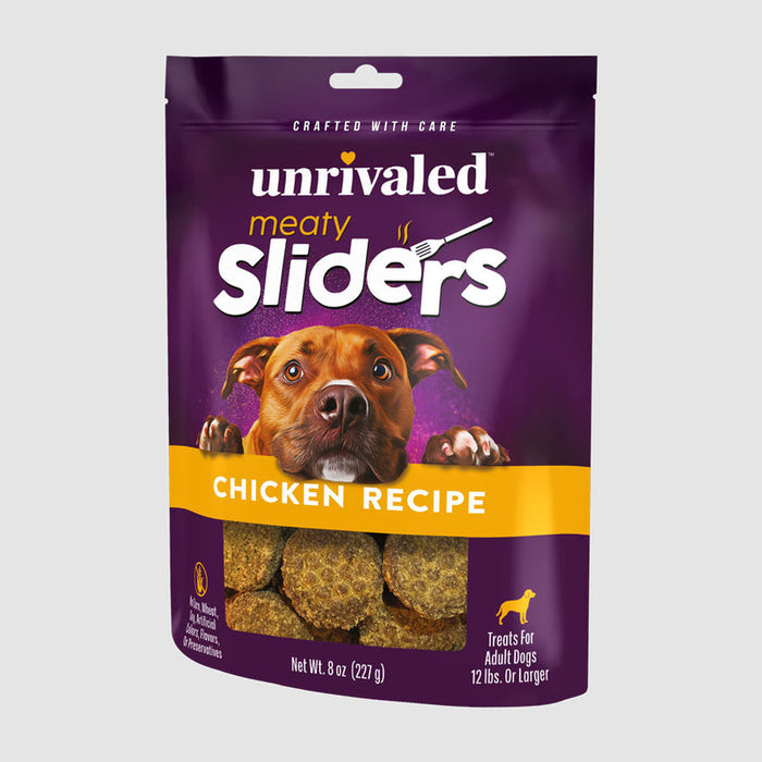 Unrivaled Meaty Sliders - Chicken Recipe Dog Treats