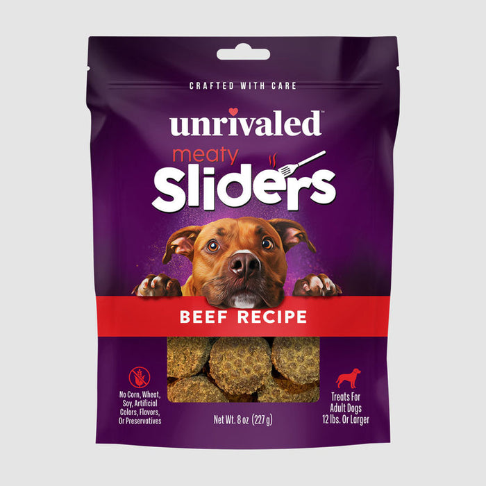 Unrivaled Meaty Sliders - Beef Recipe Dog Treats