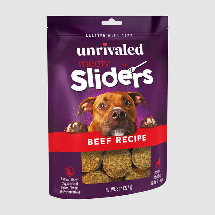 Unrivaled Meaty Sliders - Beef Recipe Dog Treats