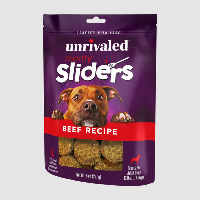 Unrivaled Meaty Sliders - Beef Recipe Dog Treats