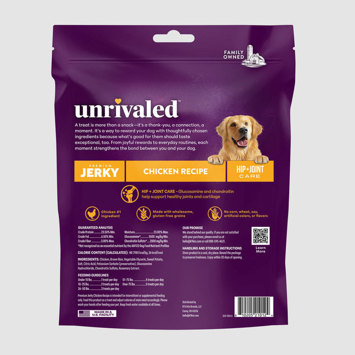 Unrivaled Premium Jerky - Chicken Recipe Dog Treats