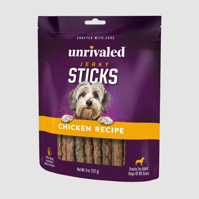 Unrivaled Jerky Sticks - Chicken Recipe Dog Treats