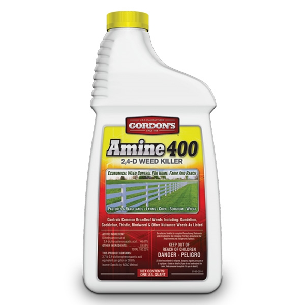 broadleaf herbicide 2 4-d PBI Gordon Amine 400 Weed Killer