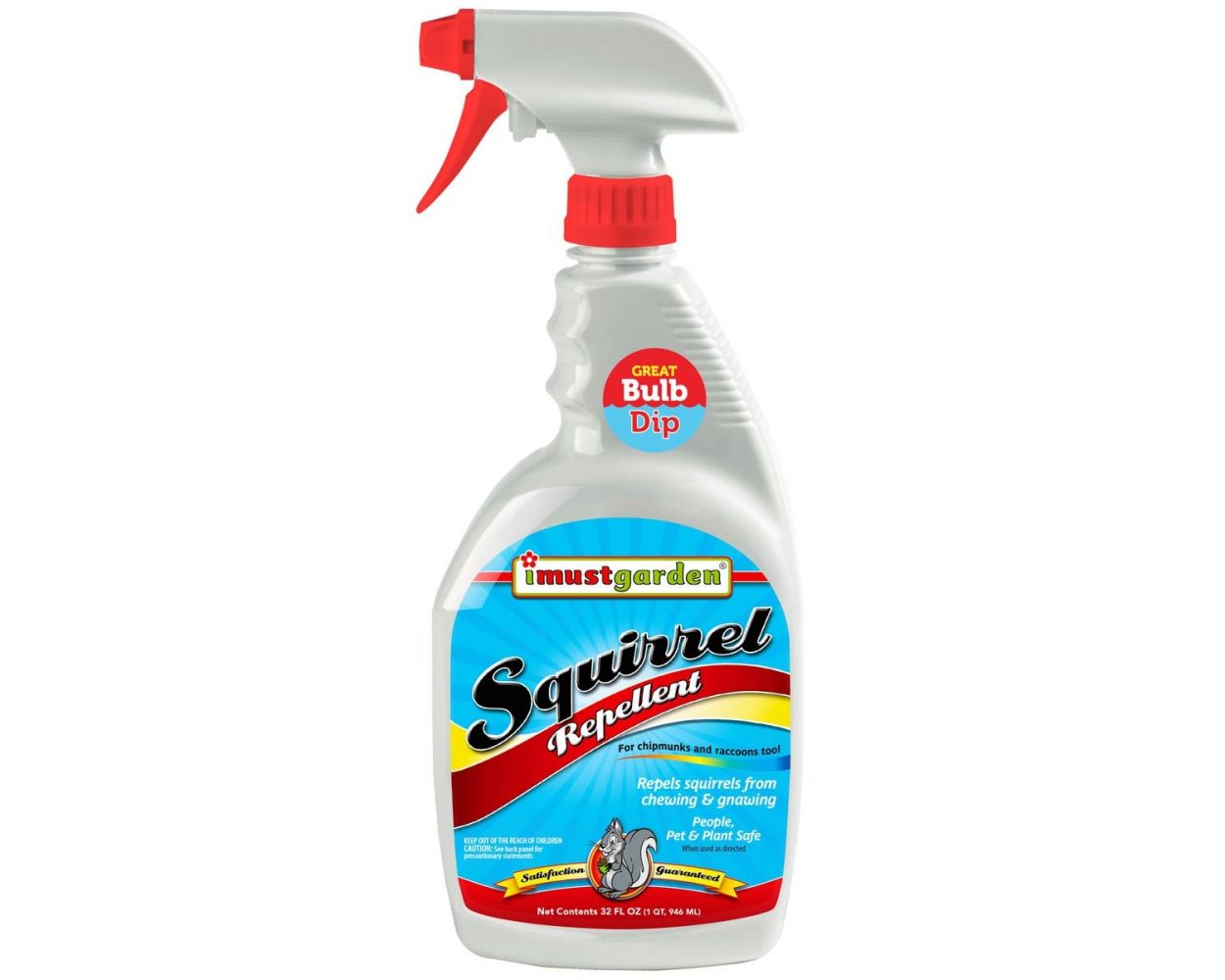 spray to keep squirrels out of garden I Must Garden Squirrel Repellent 32 oz. RTU