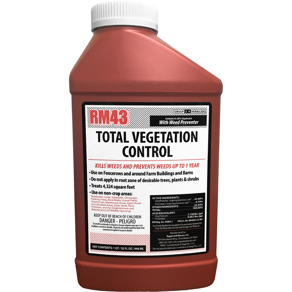 plant 43 herbicide solution RM 43 Total Vegetation Control