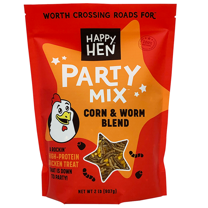 Happy Hen Party Mix™ Corn and Mealworm