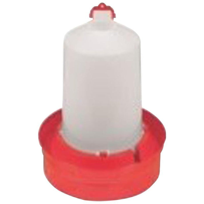 LITTLE GIANT DEEP BASE POULTRY WATERER (RED)