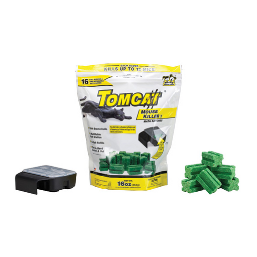 TOMCAT Disposable Bait Station Mouse Killer (4-Pack) - Hall's