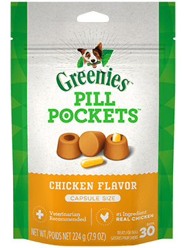 Greenies PILL POCKETS™ Treats for Dogs Chicken Flavor Capsule