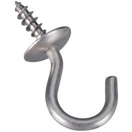 Cup Hook, Stainless Steel, 3/4-In.