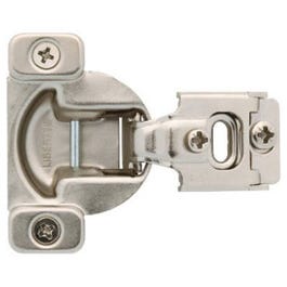 Nickel Plated Partial Overlay Hinges, 2-Pk.