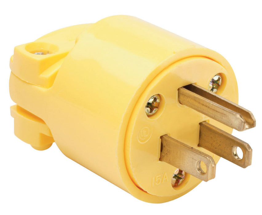 Pass & Seymour Medium-Duty Plug, Yellow