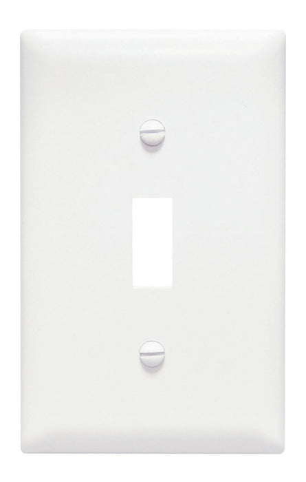 Pass & Seymour Toggle Switch Openings, One Gang, White