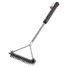Original BBQ Grill Brush, 3-Sided Stainless Steel, 21-In.