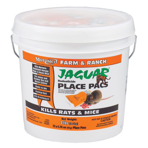 JAGUAR PLACE PACS KILLS RATS & MICE 73 COUNT