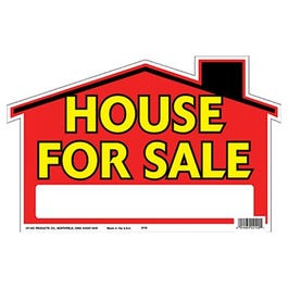 "House for Sale" Sign, Polyethylene, 9 x 12-In.