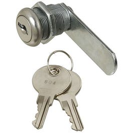 Door & Drawer Lock, Keyed Alike, Chrome, 1/2-In.