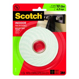 Mounting Tape, Indoor, 1 x 125-In. Roll