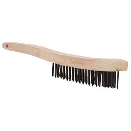Carbon-Steel Wire Brush, 3 x 19-In.