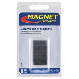 Ceramic Block Magnets, 8-Pc.