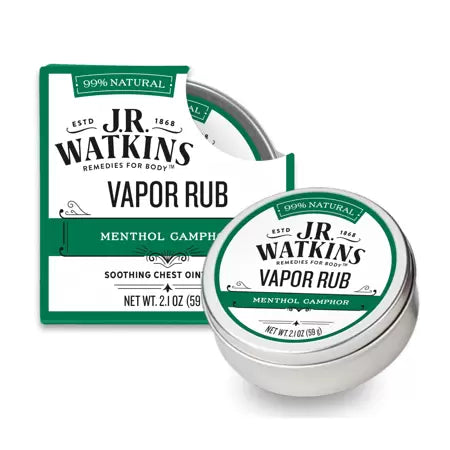 J.R. Watkins Menthol Camphor Medicated Cough Suppressant Rub, 4.1 oz