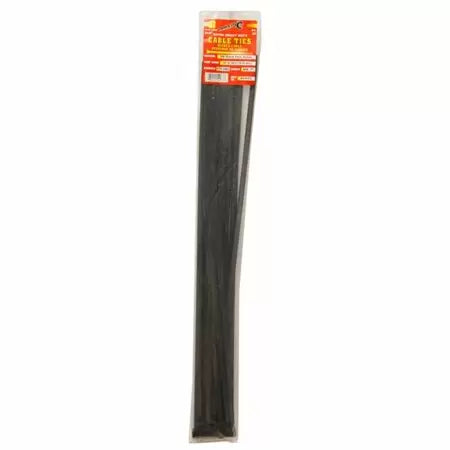 Tool City 24.9 in. L Black Cable Tie 175LB EXTRA HD 25 Pack