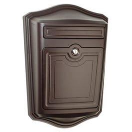 Maison Mailbox, Wall-Mount, Rubbed Bronze, 19.37 x 36.86-In.