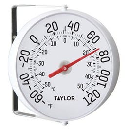 5-1/4-Inch Diameter Outdoor Thermometer