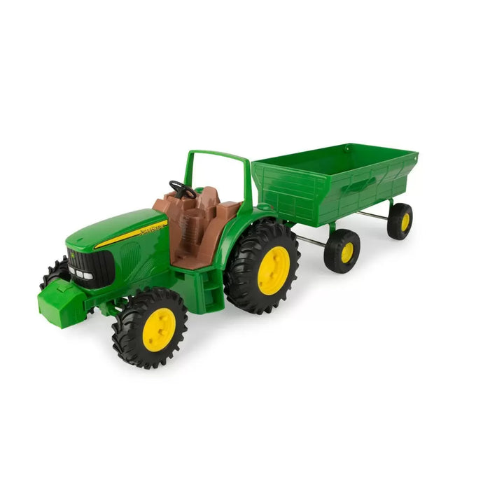 Tomy John Deere Tractor and Wagon 8"