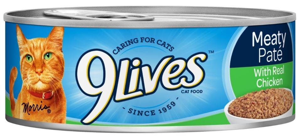 9 Lives Meaty Pate with Chicken Dinner Canned Cat Food 9 Lives Meaty Pate with Chicken Dinner Canned Cat Food