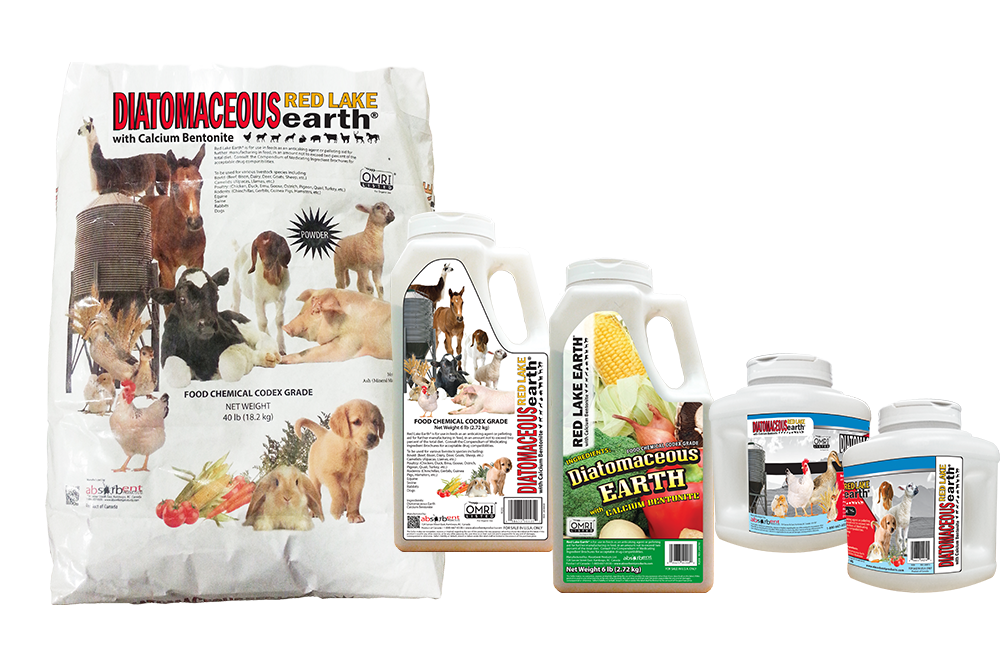 Absorbent Products Red Lake Earth Diatomaceous with Calcium Bentonite