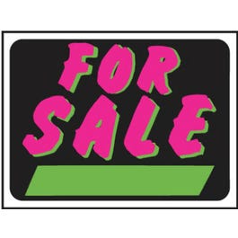 "For Sale" Sign, Plastic, 9 x 12-In.
