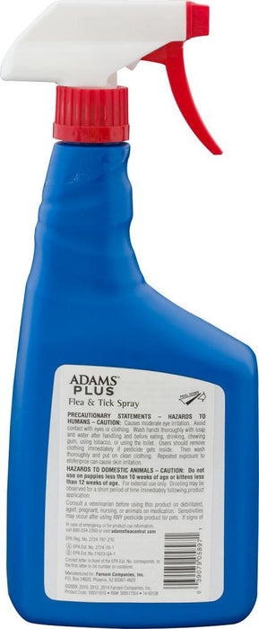 Adams Plus Spot On Flea & Tick Spray for Cats & Dogs
