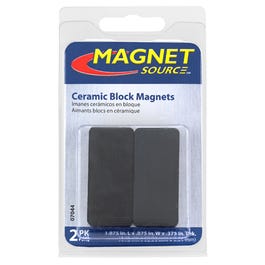2-Piece Ceramic Block Magnets