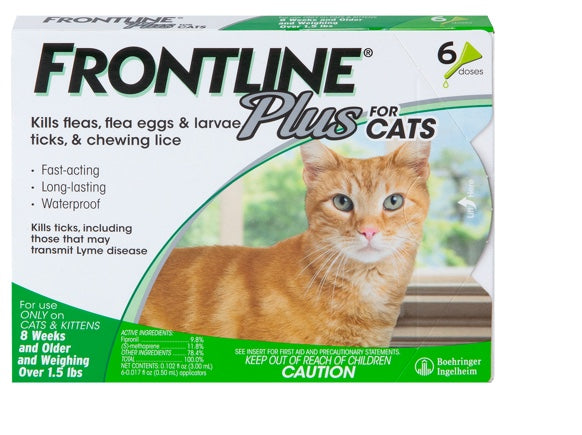Frontline Plus for Cats 3-Dose