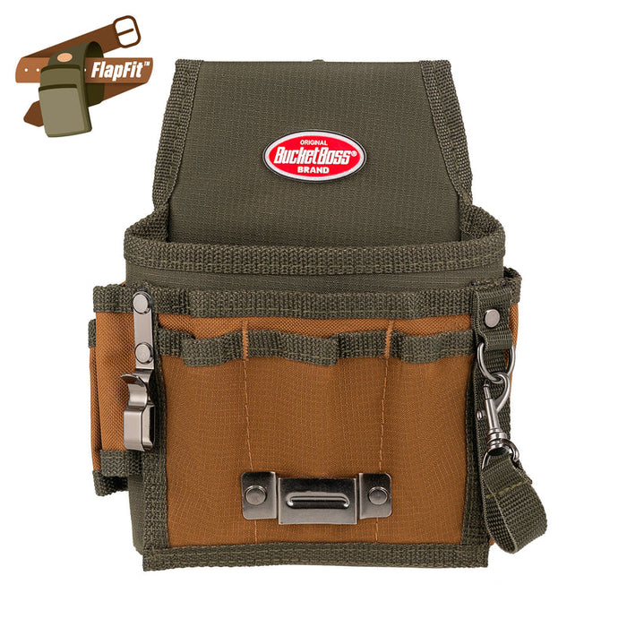 Bucket Boss Tool Pouch with FlapFit 6-1/2"
