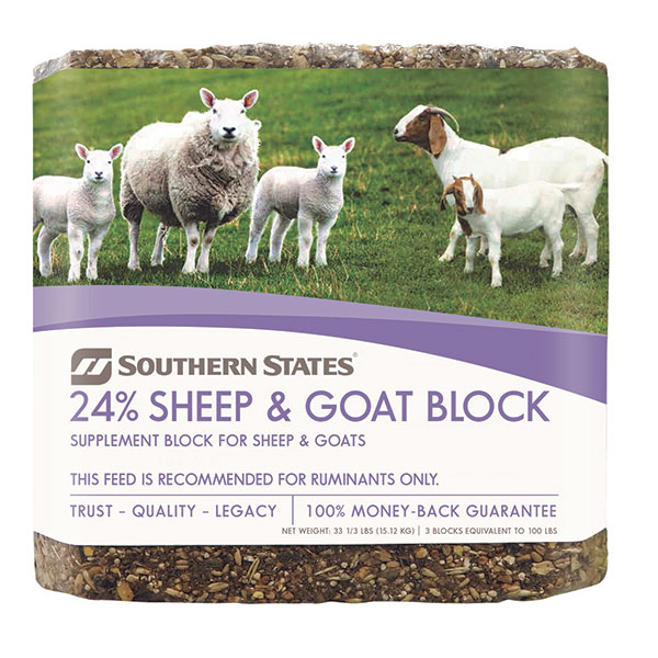 Southern States® 24% Sheep & Goat Block 33 1/3 Lb