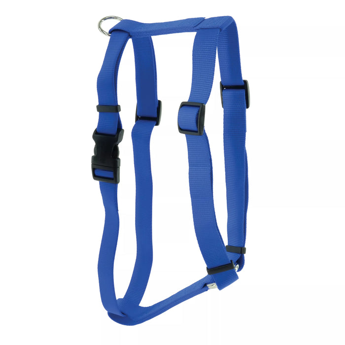 Coastal Pet Products Standard Adjustable Dog Harness Medium, Blue 3/4" x 18"- 30"