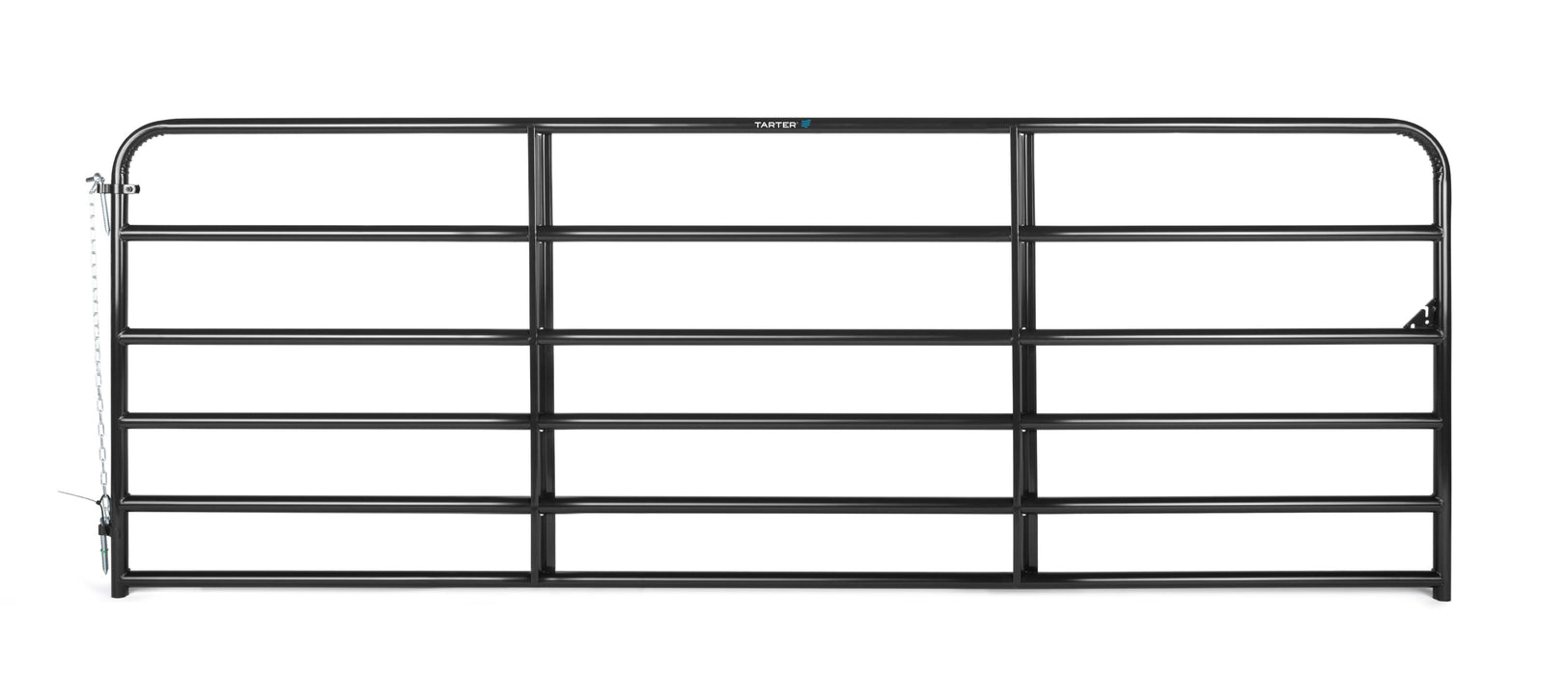 Tarter American Gate 1 3/4 in 19 Ga 12 ft Black