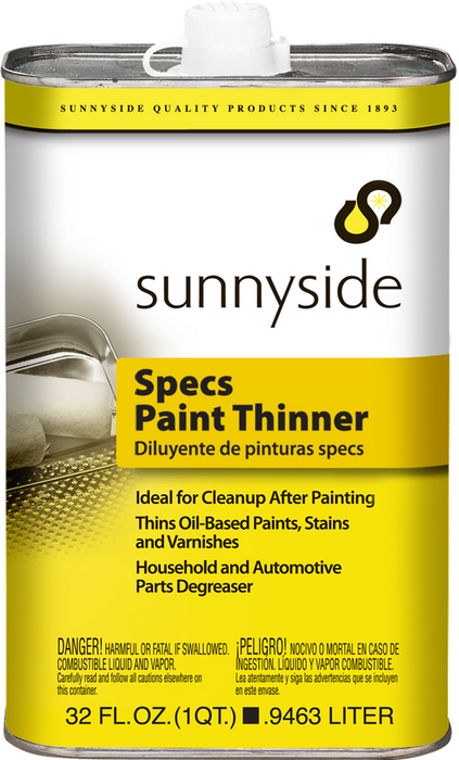 Sunnyside Corporation Specs Paint Thinner 1 quart