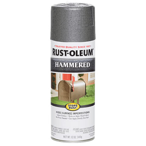 Rust-Oleum® Hammered Spray Paint Gray (12 Oz, Gray)