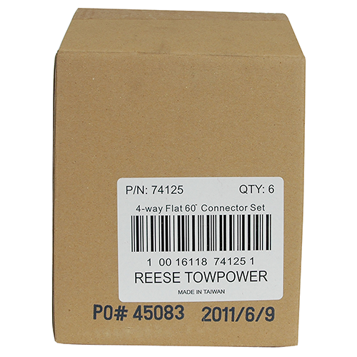 Reese Towpower® Wiring Connector 4-Way Flat Extension Length Wire