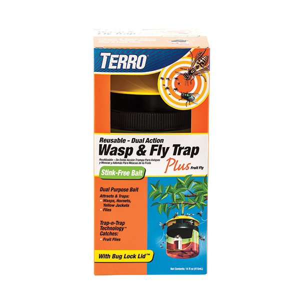 TERRO WASP & FLY TRAP PLUS FRUIT FLY