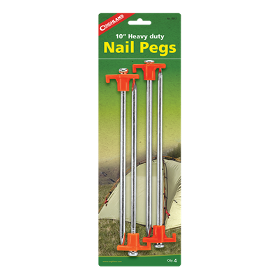 Coghlans Nail Pegs - 10" - 4 Pack