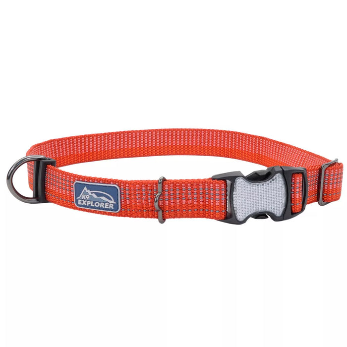 Coastal Pet Products K9 Explorer Brights Reflective Adjustable Dog Collar Canyon 1" x 12”-18”